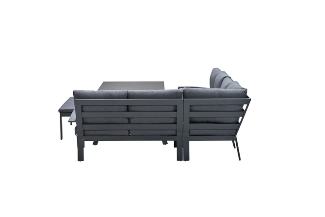 Rondo LD set 6-delig zwart/grijs achterkant, Garden Impressions, tuincentrumoutlet.com