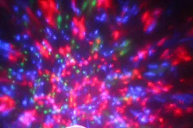 Roterende LEDspot Virgo stippatroon - 12v - afbeelding 2