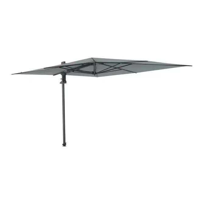 Saint tropez 355x300 grijs met verrijdbare 120kg voet parasol, Madison, tuincentrumoutlet