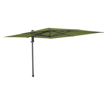 Saint tropez 355x300 sage groen met verrijdbare 120kg voet parasol, Madison, tuincentrumoutlet