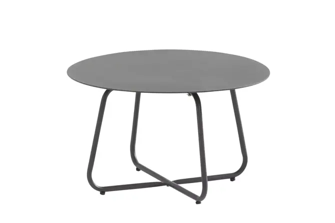 Dali koffietafel rond 58,5 cm H35 cm - Antraciet www.tuinmeubels.nl