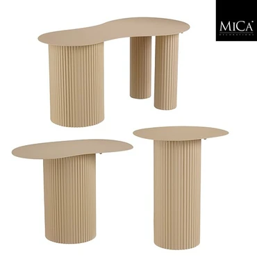 Salontafel lux lichtbruin s3, Mica Decorations, tuincentrumoutlet.com