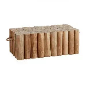 Salontafel Twiggy 70x70x35 cm - teak - afbeelding 3