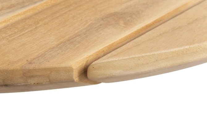 Verdi salontafel teak 73 cm. Ø (H 35) details, 4 Seasons Outdoor, tuincentrumoutlet.com