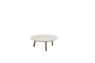 Salute coffee table ceramic oyster mocca round 80 cm ø (h30), 4SO , tuincentrumoutlet.com