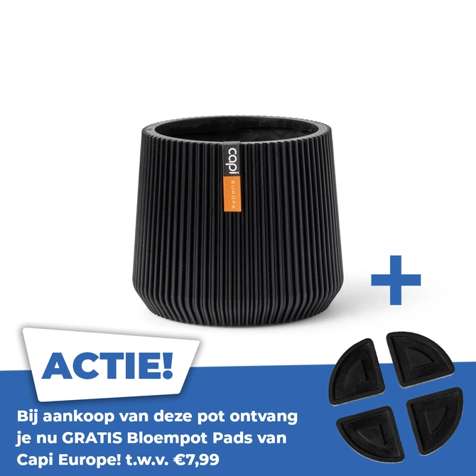 Sandbag groove d10h9cm zwart - afbeelding 1