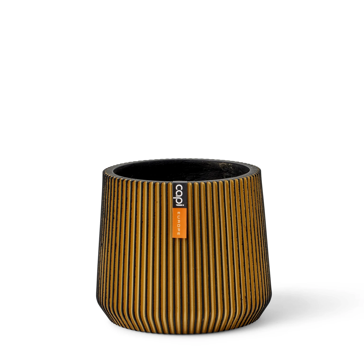 Sandbag groove d27h22cm zwart goud afbeelding