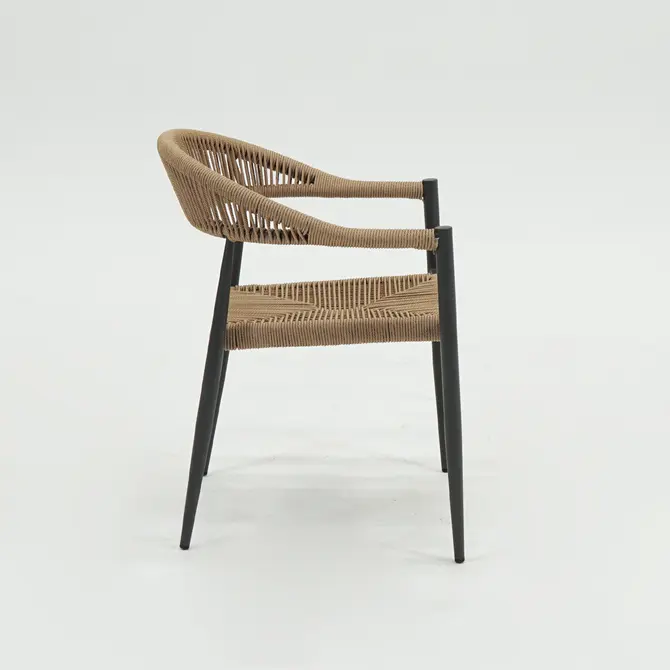 Sanne Stacking Chair detail rugleuning, SenS-Line, tuincentrumoutlet.com