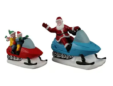 Santa s day off  set of 2