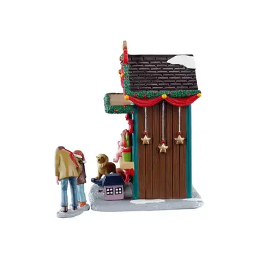 Santas workshop toys zijkant, Lemax, tuincentrumoutlet.com