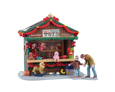 Santas workshop toys, Lemax, tuincentrumoutlet.com