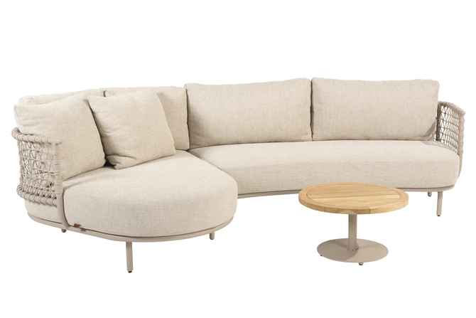 Sardinia loungeset incl. tafeltje voorkant, 4 Seasons Outdoor, tuincentrumoutlet.com