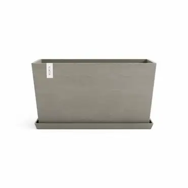 Saucer Paris 100 Taupe sfeer, Ecopots, Tuincentrumoutlet.com