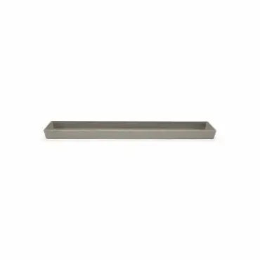 Saucer Rectangular 80 Taupe, Ecopots, Tuincentrumoutlet.com