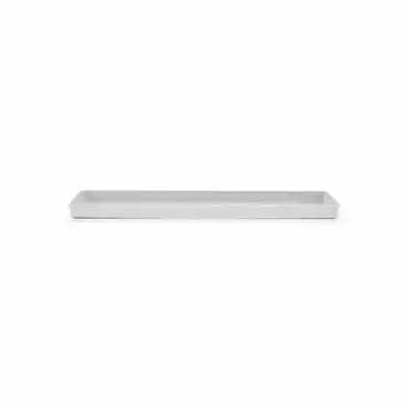 Saucer Rectangular 80 Wit, Ecopots, Tuincentrumoutlet.com