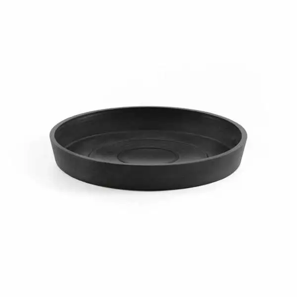Saucer Round 20 N Donkergrijs, Ecopots, Tuincentrumoutlet.com
