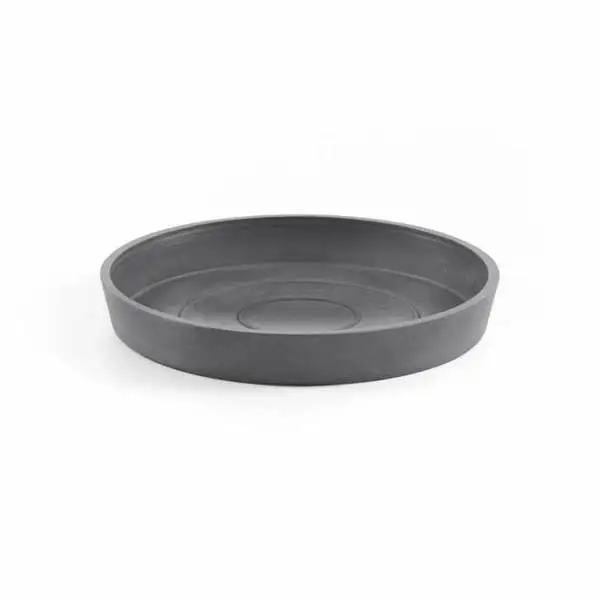 Saucer Round 20 N Grijs, Ecopots, Tuincentrumoutlet.com
