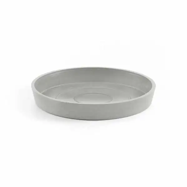 Saucer Round 20 N Witgrijs, Ecopots, Tuincentrumoutlet.com