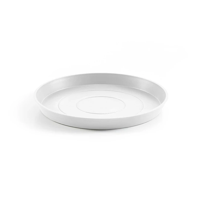 Saucer Round 50 Wit, Ecopots, Tuincentrumoutlet.com