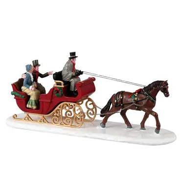 Scenic sleigh ride, Lemax Europe, tuincentrumoutlet