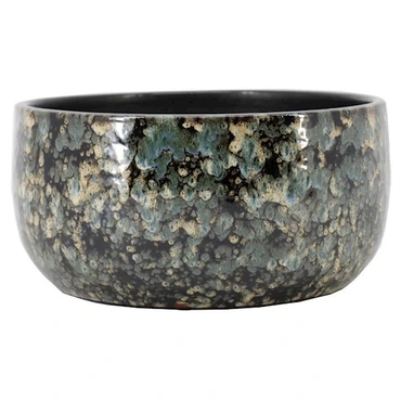 Schaal bejo d28h14cm blauw/zwart - afbeelding 2