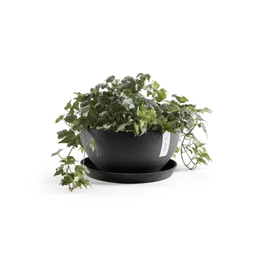 Schaal brussels donkergrijs d25h12, Ecopots, Tuincentrumoutlet