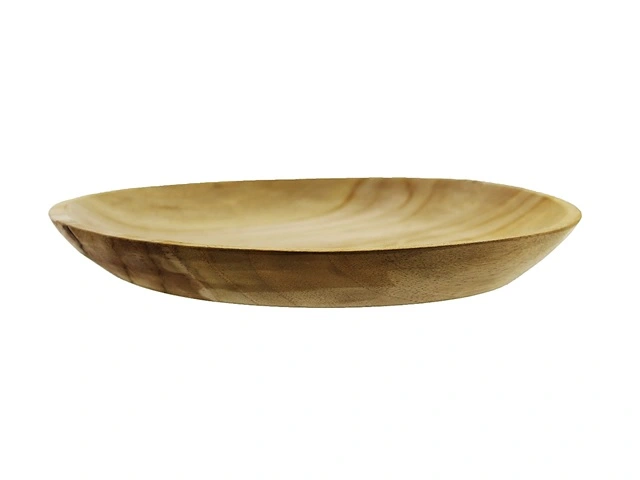 Schaal hout d30h4cm naturel