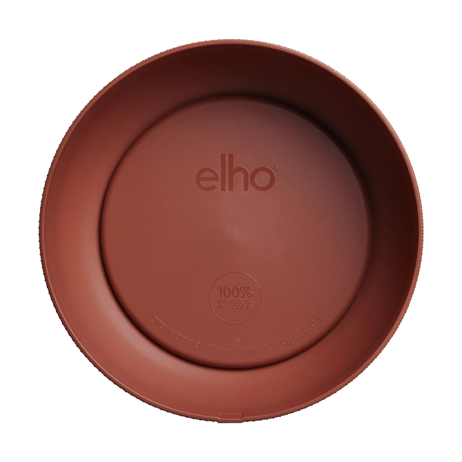 Schaal jazz d28cm toscaans rood bovenkant, Elho, tuincentrumoutlet.com