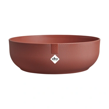 Schaal jazz d28cm toscaans rood logo, Elho, tuincentrumoutlet.com