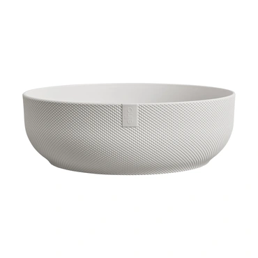 Schaal jazz d28cm zijdewit
