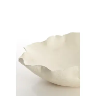 Schaal keramiek l34b31h11cm wt detail, Light & Living, tuincentrumoutlet.com