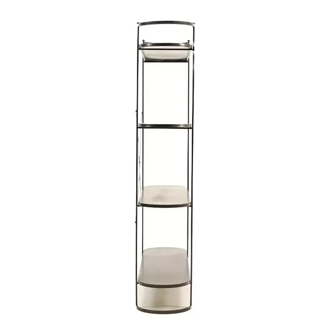 Schappenkast Brooklyn zwart 190x152x37,5cm - afbeelding 3