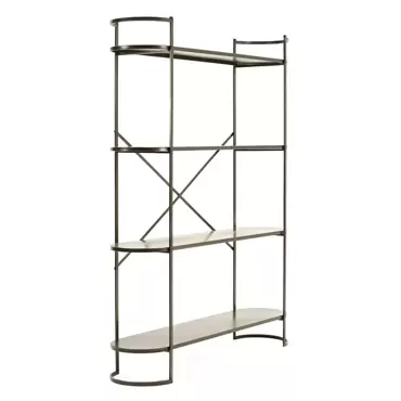 Schappenkast Brooklyn zwart 190x152x37,5cm - afbeelding 2