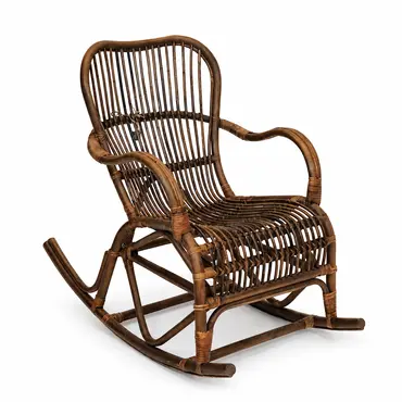 Schommelstoel rotan h86cm, Van der Leeden, Tuincentrumoutlet.com