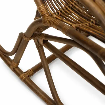 Schommelstoel rotan h86cm detail, Van der Leeden, Tuincentrumoutlet.com