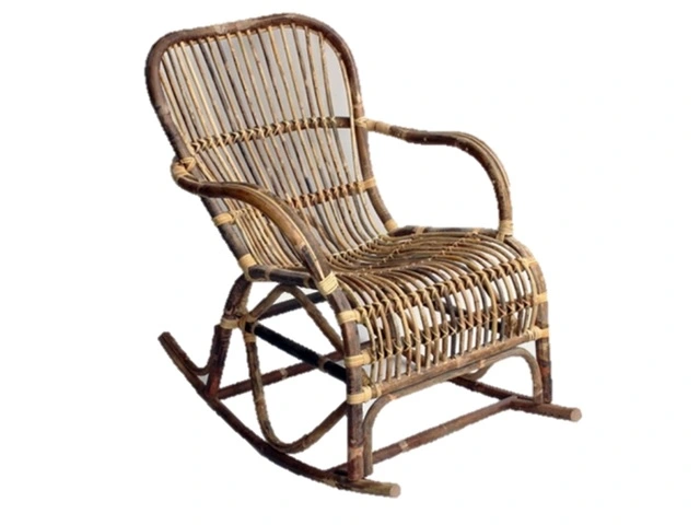 Schommelstoel rotan h86cm