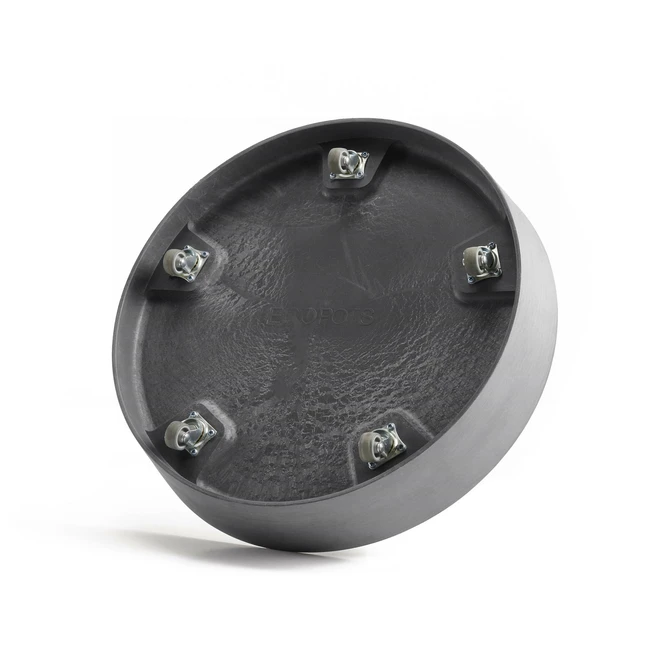 Schotel+wiel d70cm grijs - afbeelding 2