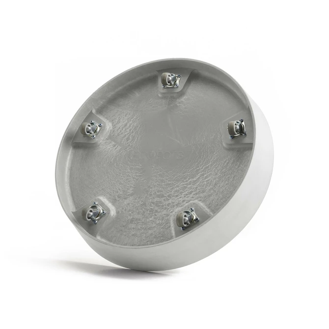 Schotel+wiel d70cm witgrijs - afbeelding 2