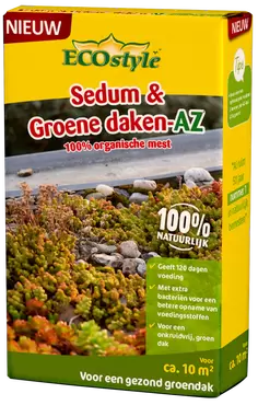 Sedum & groene daken-az 800gram - voorkant - tuincentrumoutlet