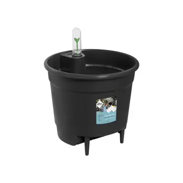 Self watering insert d17cm living black