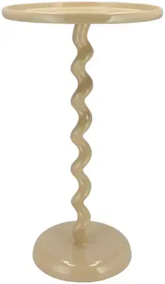 SEPHORA COZY SAND SIDE TABLE 35X35X62CM