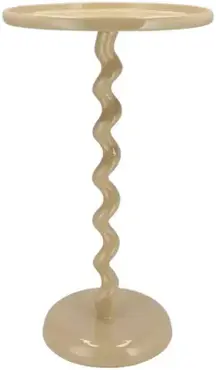 SEPHORA COZY SAND SIDE TABLE 35X35X62CM
