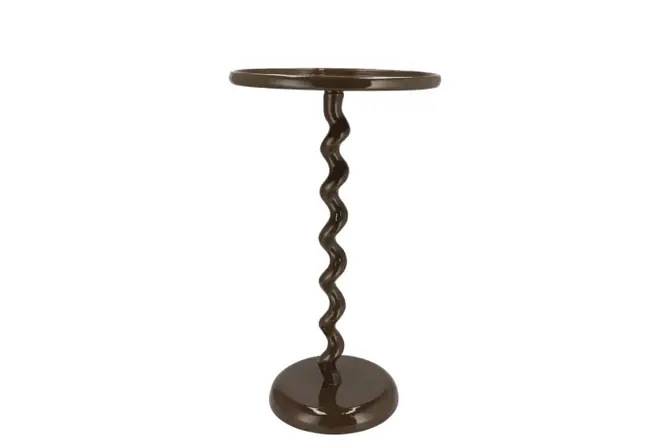 SEPHORA MAJESTIC GREEN SIDE TABLE 35X35X62CM, Daan Kromhout, tuincentrumoutlet.com