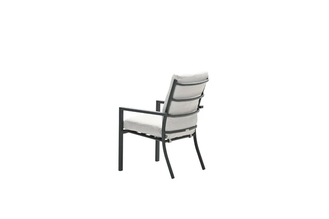 Sergio dining fauteuil Desert Sand schuin, Garden Impressions, tuincentrumoutlet.com