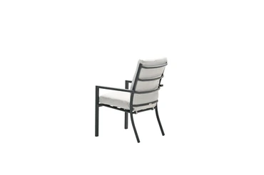 Sergio dining fauteuil Desert Sand schuin, Garden Impressions, tuincentrumoutlet.com