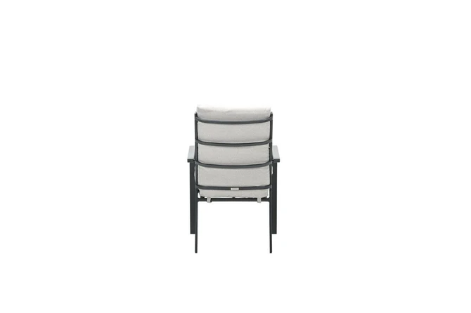 Sergio dining fauteuil Desert Sand achter, Garden Impressions, tuincentrumoutlet.com