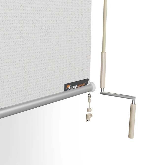 Rolgordijn arctic white detailfoto, Nettenverkoop, tuincentrumoutlet