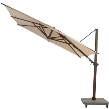 Siesta Premium 300 x 300 cm. beach met wenge frame kantelbaar, 4 Seasons Outdoor, tuincentrumoutlet.com