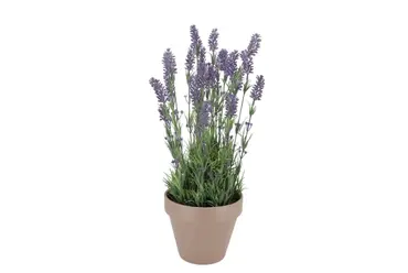 SILK LAVENDER PURPLE POT TERRA L 32X32X53CM, Daan Kromhout, tuincentrumoutlet.com