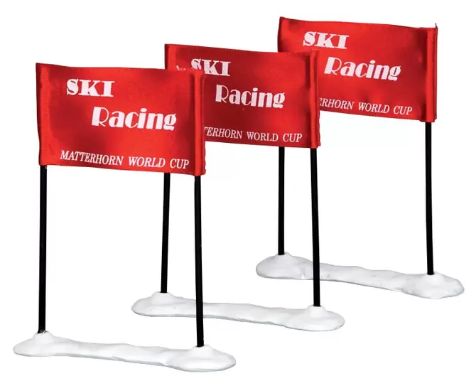 Ski racing flag s3, Lemax, tuincentrumoutlet